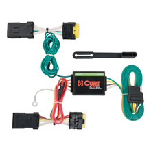 CURT 56185 - Custom Wiring, 4-Way Flat, Select Nissan Versa Sedan without LED Taillights