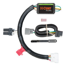 CURT 56170 - Custom 4-Flat, Select Honda Pilot, OEM Tow Package Required