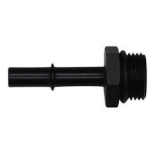Deatschwerks 6-02-0125-B - 10AN ORB Male to 3/8in Male EFI Quick Connect Adapter - Anodized Matte Black