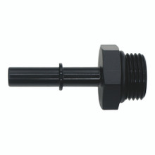 Deatschwerks 6-02-0123-B - 8AN ORB Male to 5/16in Male EFI Quick Connect Adapter - Anodized Matte Black