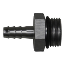 Deatschwerks 6-02-0516 - 10AN ORB Male to 5/16in Male Triple Barb Fitting (Incl O-Ring) - Anodized DW Titanium