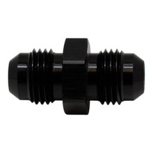 Deatschwerks 6-02-0202-B - 6AN Male Flare to 6AN Male Flare Coupler - Anodized Matte Black