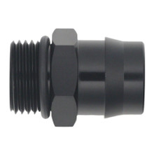 Deatschwerks 6-02-0139-B - 8AN ORB to Can-Am Maverick X3 OE Quick Connect Adapter - Anodized Matte Black