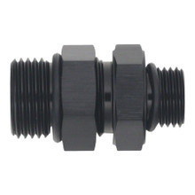 Deatschwerks 6-02-0424-B - 6AN ORB Male to 8AN ORB Male Swivel Adapter - Anodized Matte Black