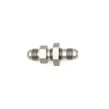 Deatschwerks 6-02-0708 - 6AN Male Flare To 6AN Male Flare Bulkhead Adapter (Incl. Nut)