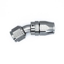 Deatschwerks 6-02-0824 - 10AN Female Swivel 30-Degree Hose End CPE - Anodized Titanium