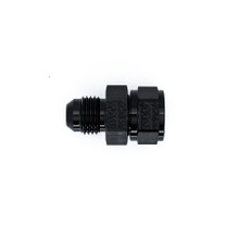 Deatschwerks 6-02-0735 - 6AN Male Flare To Fuel Pump Outlet Barb Adapter - Black