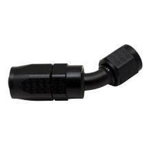 Deatschwerks 6-02-0802-B - 6AN Female Swivel 45-Degree Hose End CPE - Anodized Matte Black