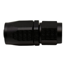 Deatschwerks 6-02-0801-B - 6AN Female Swivel Strait Hose End CPE - Anodized Matte Black