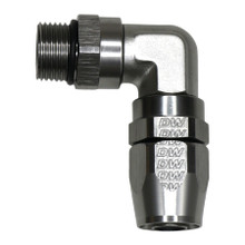 Deatschwerks 6-02-0829 - 10AN ORB Female Swivel 90-Degree Hose End CPE - DW Titanium