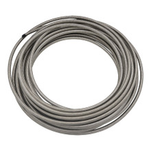 Deatschwerks 6-02-0813-50 - 8AN Stainless Steel Double Braided CPE Hose - 50ft