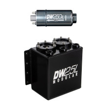 Deatschwerks 6-251-25ST - 2.5L Modular Surge Tank (Incl. 1 DW250iL In-Line Fuel Pump)