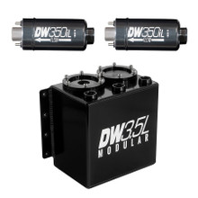 Deatschwerks 6-352-35ST - 3.5L Modular Surge Tank (Incl. 2 DW350iL In-Line Fuel Pump)