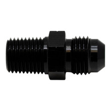 Deatschwerks 6-02-0901-B - 6AN Male Flare to 1/4in Male NPT Adapter - Anodized Matte Black