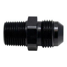 Deatschwerks 6-02-0905-B - 8AN Male Flare to 3/8in Male NPT Adapter - Anodized Matte Black