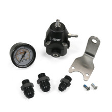 Deatschwerks 6-1002-FRB-86 - DWR1000C AFPR + Pressure Gauge + 6AN & 8AN fittings - Anodized Black