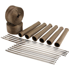 DEI 10136 - 07-'10 Wrangler JK V6 Titanium Header Wrap Kit 0