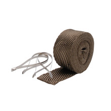 DEI 10123 - Exhaust Wrap Kit - Pipe Wrap and Locking Tie - Titanium