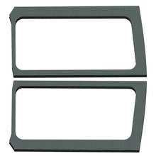DEI 50269 - 18-23 Jeep Wrangler JL 2-Door Boom Mat Rear Side Window Trim - 2 Piece - Gray