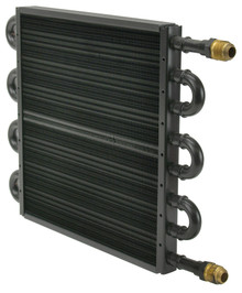 Derale 15320 - 8 Pass 16" Tube & Fin Electra-Cool Replacement Cooler, -8AN