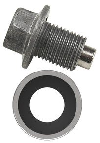 Derale 14000 - Magnetic Transmission Pan Drain Plug Kit, 1/2"-20