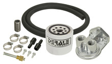 Derale 13090 - Single Mount 3/8" NPT Ports Up Remote Transmission Filter Kit, Standard