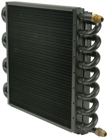 Derale 13300 - 16 Pass 16" Tube & Fin Electra-Cool Replacement Cooler, -6AN