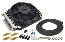 Derale 13900 - 16 Pass Electra-Cool Remote Transmission Cooler Kit, -6AN Inlets