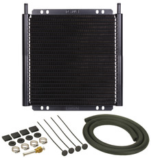 Derale 13504 - 24 Row Series 8000 Plate & Fin Transmission Cooler Kit, 11/32"