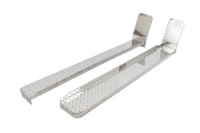 DEE ZEE DZ1034 - Deezee 09-21 Chevrolet/GMC Express/Savana Van Running Board Cab Section Brite-Tread Aluminum
