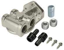 Derale 15709 - Side Ports Filter Mount Kit, 1/2" NPT