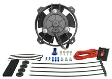 Derale 16504 - 4" Tornado Electric Puller Fan, Premium Mounting Kit