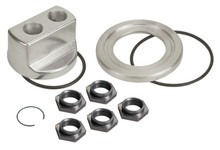 Derale 15747 - Standard Universal Engine Spin On Adapter with 1/2" NPT Ports