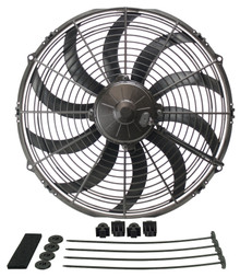 Derale 16114 - 14" High Output Curved Blade Electric Puller Fan