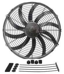 Derale 16116 - 16" High Output Curved Blade Electric Puller Fan