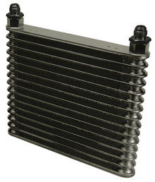 Derale 15851 - 13 Row Atomic-Cool Plate & Fin Replacement Oil Cooler, -8AN
