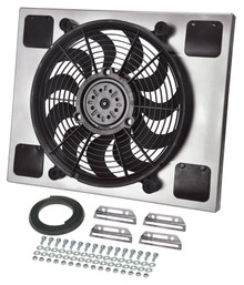 Derale 16820 - Powerpack - High Output Single 14" Electric RAD Fan/Aluminum Shroud Kit