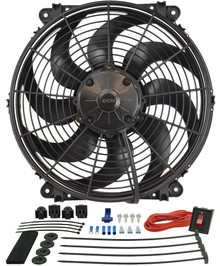 Derale 16514 - 14" Tornado Electric Puller Fan, Premium Mounting Kit