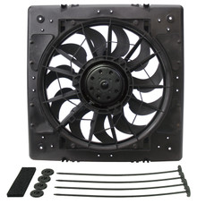 Derale 16926 - 12" High Output Single RAD Puller Fan with Molded Shroud