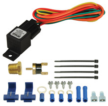 Derale 16739 - Premium Single Stage 180°F Fan Controller with Thread In Probe, 25 Amp