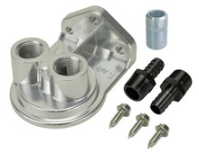 Derale 15708 - Single Ports Up 1/2" NPT Filter Mount Kit
