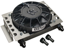 Derale 15850 - 13 Row Atomic-Cool Remote Plate & Fin Replacement Oil Cooler, -8AN