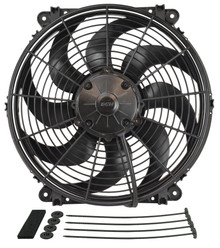 Derale 16624 - 14" Tornado Electric Puller Fan, Standard Mounting Kit