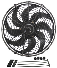 Derale 18916 - 16" Dyno-Cool Curved Blade Electric Fan