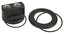 Derale 35705 - Premium Engine Spin On Adapter with -10AN O-ring Ports, 13/16"-16 Engine Thread