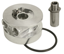 Derale 25720 - GM Thermostatic Sandwich Adapter with 1/2" NPT Ports