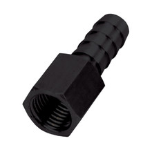 Derale 98104 - Straight Hose Barb Fitting, 1/4" NPT Female x 3/8" Barb, Each