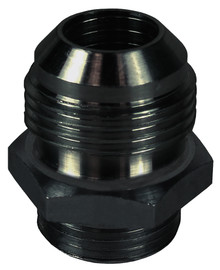Derale 59010 - Aluminum Cooler/Adapter Fitting -10AN x -10AN O-ring, Bright Anodized