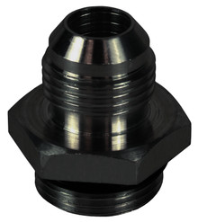 Derale 59008 - Aluminum Cooler/Adapter Fitting -8AN x -10AN O-ring, Bright Anodized