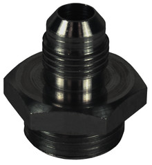 Derale 59006 - Aluminum Cooler/Adapter Fitting -6AN x -10AN O-ring, Bright Anodized